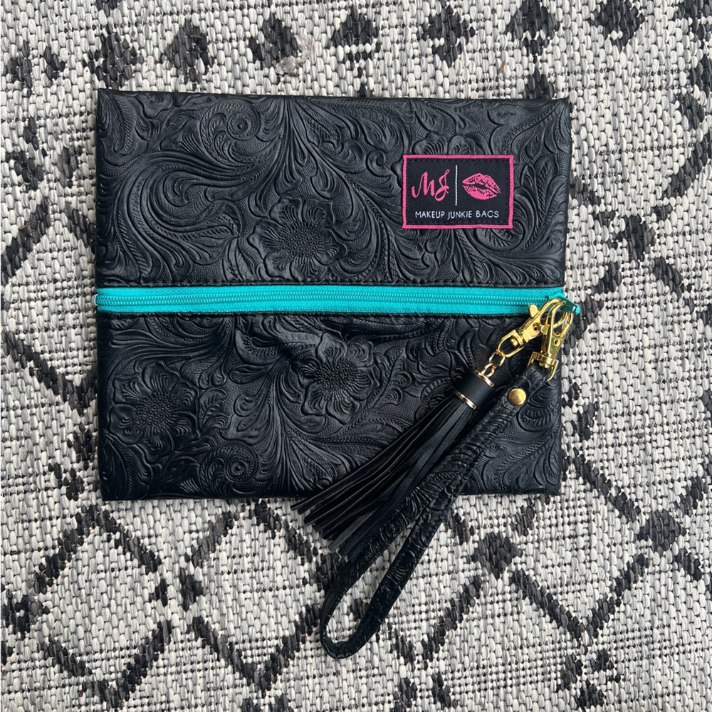 New Without Tags COAL MINER’S DAUGHTER Makeup Junkie Bag w/Matching Wristlet